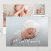 Simple Elegance Baby Boy Foto Birth