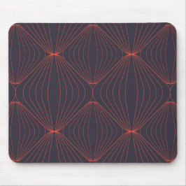 Simple, elegant Christmas inspired graphic pattern Mousepad
