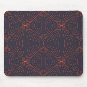 Simple, elegant Christmas inspired graphic pattern Mousepad