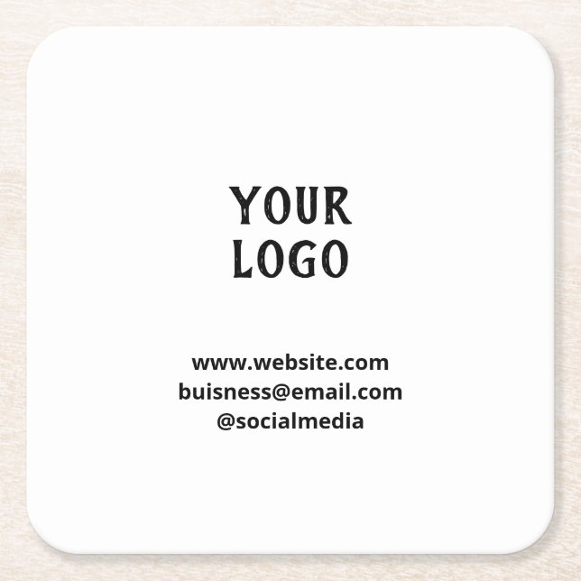Simple elegant custom add your name marble   stone rechteckiger pappuntersetzer (Vorderseite)