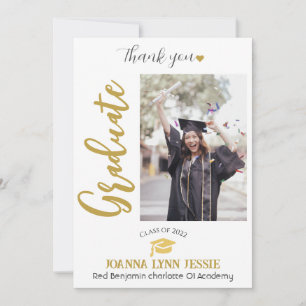 Simple Elegant Graduation or Casquette Merci Scrip