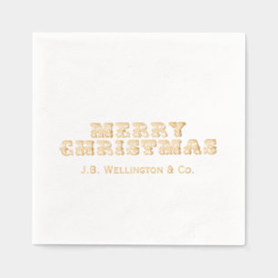 Simple Élégant minimaliste Joyeux Noël Nom #2