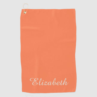 Simple Elegant Modern Monogrammed Trendy  Golfhandtuch