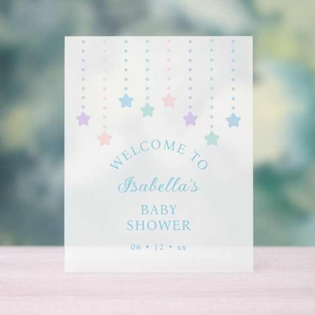 Simple Elegant Twinkle Little Stars Baby shower (Neutre)