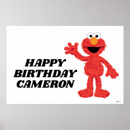Simple Elmo 1. Geburtstag Poster