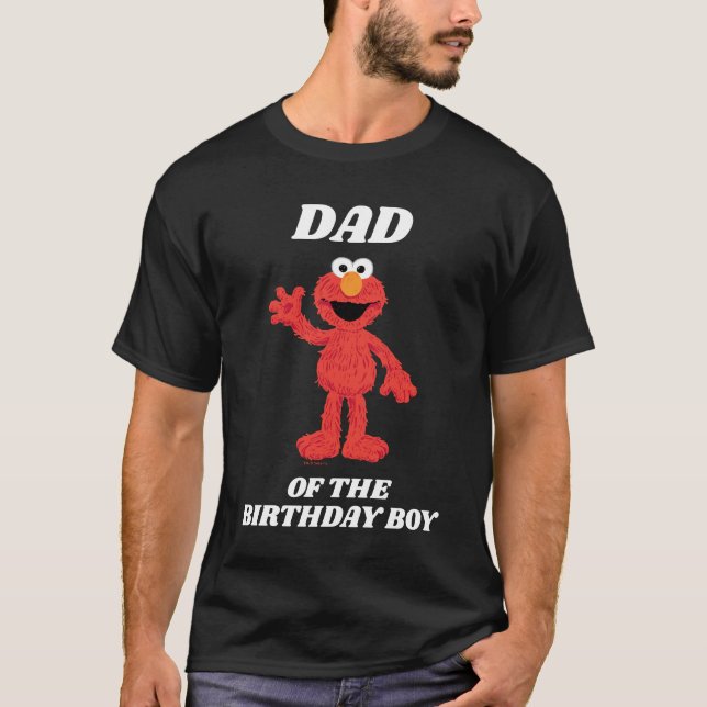 Simple Elmo Birthday T-Shirt (Vorderseite)