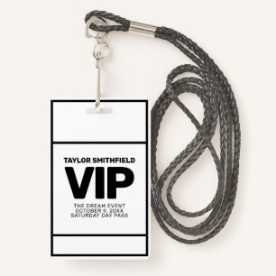SIMPLE ENTREPRISE MODERNE badge de bannière VIP pe
