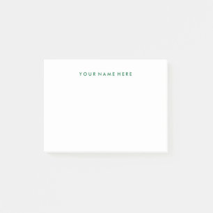 Simple et moderne Green Post-it® NotePad