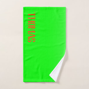 Simple et moderne Lime Green & Orange - Personnali