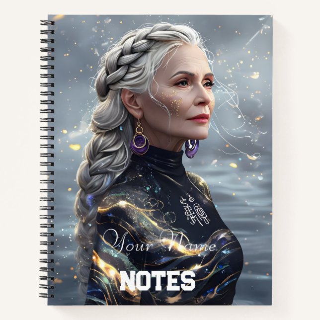 Simple Ethereal Atmosphere Art - Notebook Notizbuch (Vorderseite)