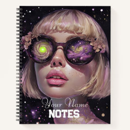 Simple Ethereal Atmosphere Art - Notebook Notizbuch