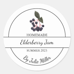 Simple Étiquette de confiture d'airelle fait maiso