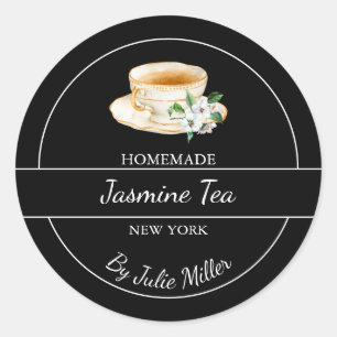 Simple Étiquette de thé au Jasmin fait maison