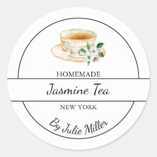 Simple Étiquette de thé au Jasmin fait maison