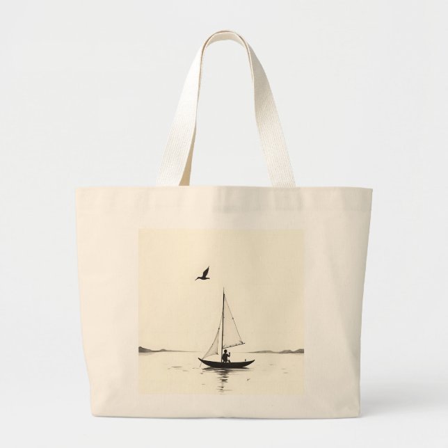 Simple Everyday Tote Bag – Reusable & Stylish Jumbo Stoffbeutel (Vorne)