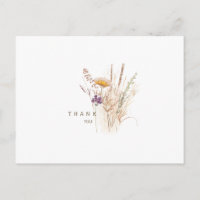 Simple Fall Floral Beerdigung Danke