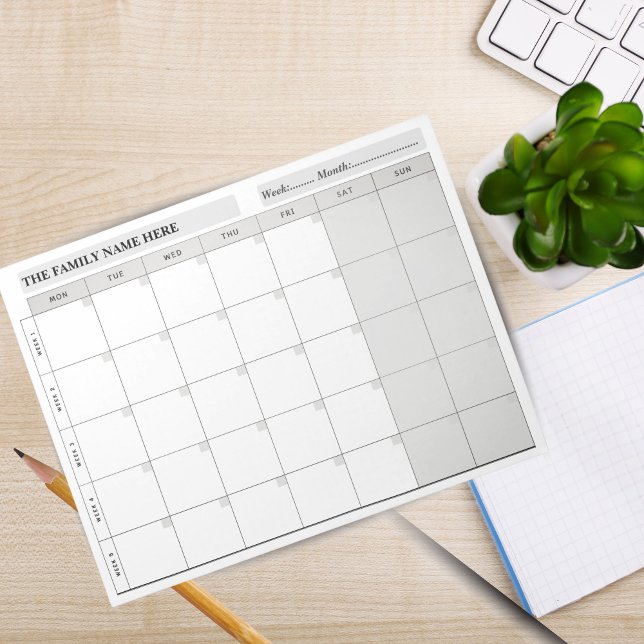 Simple Family Planner Calendar Notepad 2026 Notizblock (Simple Family Planner Calendar Notepad 2026)