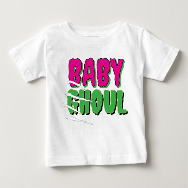 Simple Funny 'Baby Ghoul' Halloween T-Shirt (Vorderseite)