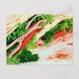Simple Funny Sandwich Postkarte