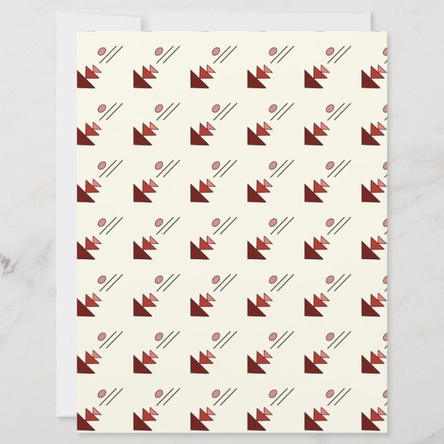 Simple Geometric Design Scrapbook Paper (Vorderseite)