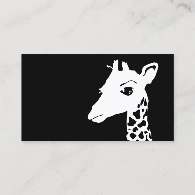simple giraffe visitenkarte (Vorderseite)