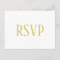 Simple Gold - UAWG Postcard