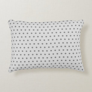Simple Gray Polka Dot Pattern Dekokissen