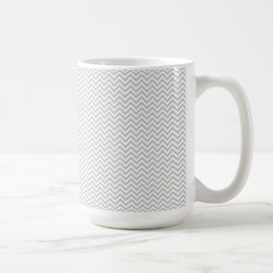 Simple Gray ZigZag Kaffeetasse