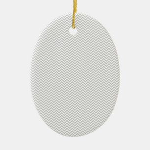 Simple Gray ZigZag Keramikornament