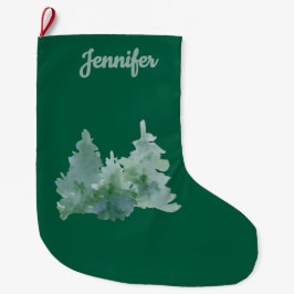 Simple green Christmas Tree named Großer Weihnachtsstrumpf