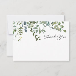Simple Greenery Vielen Dank Dankeskarte