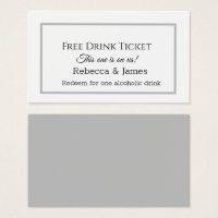 Simple Grey Plain Gris Libre Billet Boisson