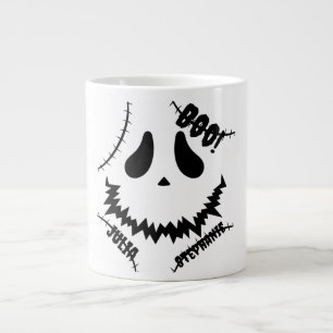 Simple Happy Halloween Boo Familie und Freunde Nam Jumbo-Tasse