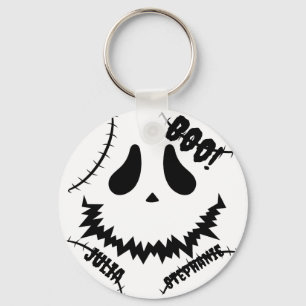 Simple Happy Halloween Boo Familie und Freunde Nam Schlüsselanhänger