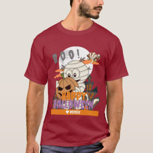 Simple Happy Halloween Mummy Familie und Freunde T-Shirt