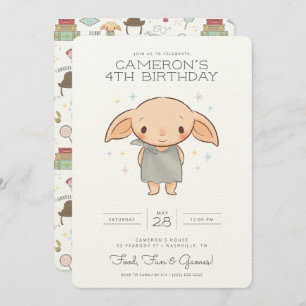Simple Harry Potter - Dobby Invitation d'anniversa