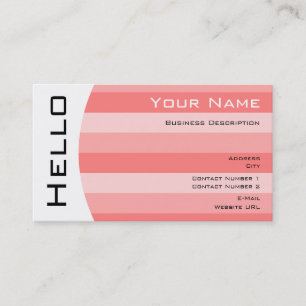 Simple Hello Business Karte