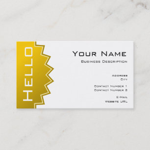 Simple Hello Business Karte