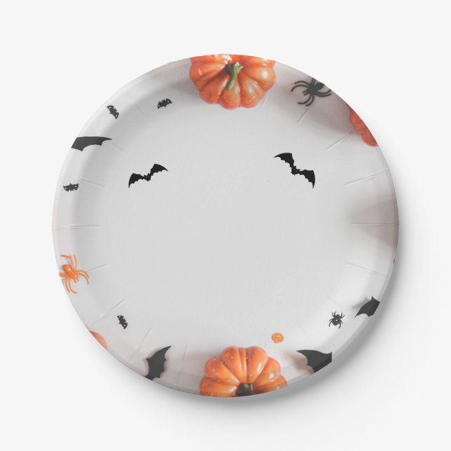 Simple Helloween Pappteller (Vorderseite)