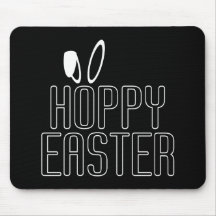 Simple Hoppy Oaster Pun Typografie | Mousepad