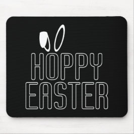 Simple Hoppy Oaster Pun Typografie | Mousepad