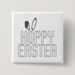 Simple Hoppy Oaster Pun Typografie Schaltfläche Button