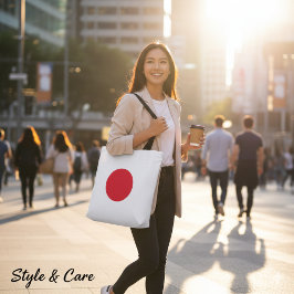 Simple Japan Flag Design Casual Tasche