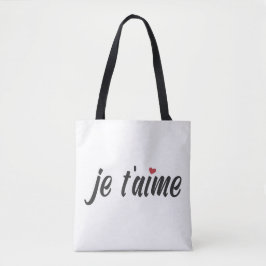 Simple Je T'aime Je t'aime Valentine | Sac fourre-