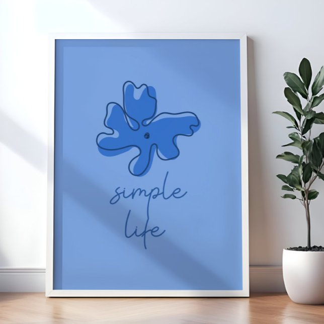 Simple Life Minimalism Wall Art Poster (Von Creator hochgeladen)