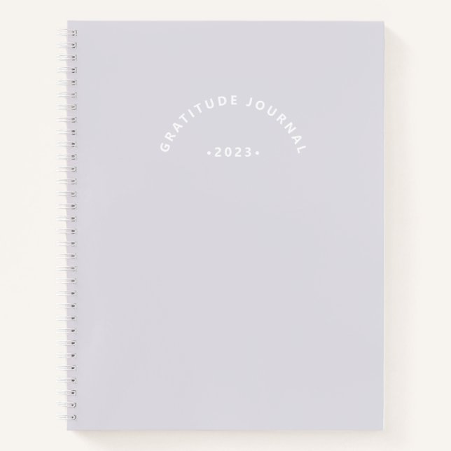 Simple Lilac DankJournal Notizbuch (Vorderseite)