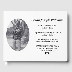 simple livre d'or funéraire memoriam