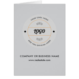 Simple logo d'entreprise rond et texte personnalis