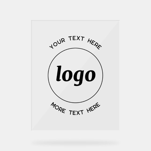 Simple Logo Texte promotionnel Business (Recto)