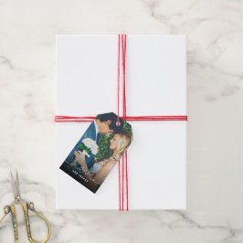Simple Loopy Liebe Heart Wedding Foto Gift Tags Geschenkanhänger